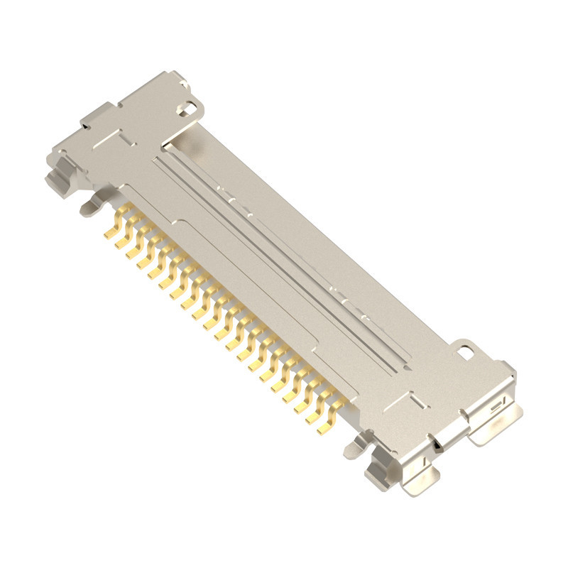 Коаксиальный кабель CABLINE-CA 20pin 20633-220T-01S микро- тангаж 0,4 mm, горизонтальный сопрягая тип Микро-коаксиальный соединитель