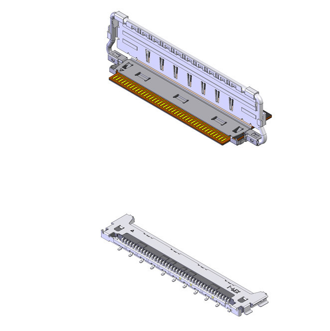 I-PEX направление спаривания горизонтальный 20856-050T-01 FFC Коаксиальный кабель 50P 0,4 мм толщина
