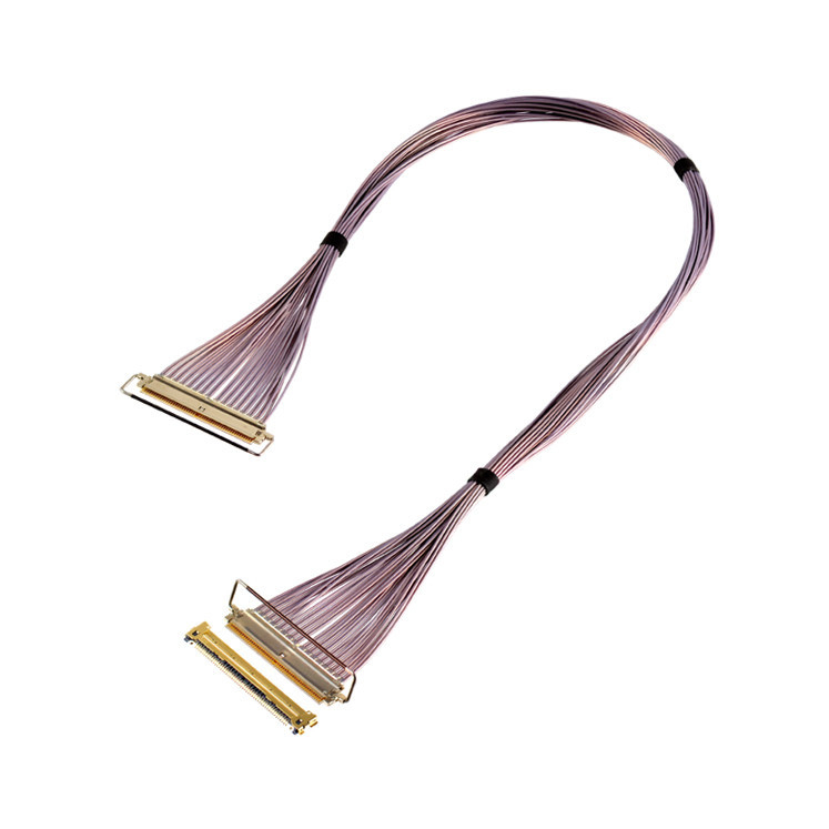 CABLINE-CAP 64 Гбит/с PAM4 81863-100B-01 50P 0,4mm Pitch Horizontal Mating Type Micro-Coaxial Cable Assembly OEM/ODM