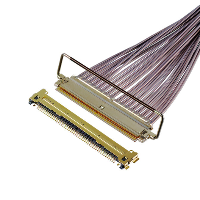 CABLINE-CAP 64 Гбит/с PAM4 81863-100B-01 50P 0,4mm Pitch Horizontal Mating Type Micro-Coaxial Cable Assembly OEM/ODM