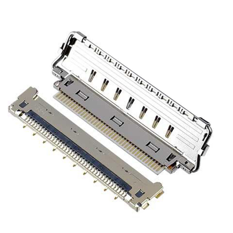 IIF 20856-040T-01 50P микрокоаксиальный кабельный сборник полностью защищенный многоточечным заземлением и механическим замком
