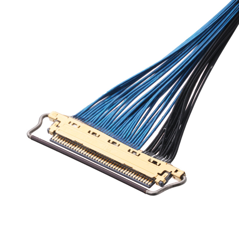 I-PEX CABLINE-CA 20633-250T-01S 50P 0,4 мм проход Горизонтальный тип соединения микрокоаксиальный разъем с механическим замком