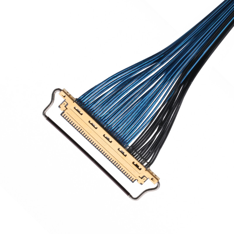 I-PEX CABLINE-CA 20633-250T-01S 50P 0,4 мм проход Горизонтальный тип соединения микрокоаксиальный разъем с механическим замком