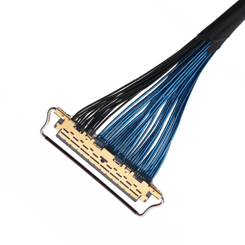 I-PEX CABLINE-CA 20633-250T-01S 50P 0,4 мм проход Горизонтальный тип соединения микрокоаксиальный разъем с механическим замком