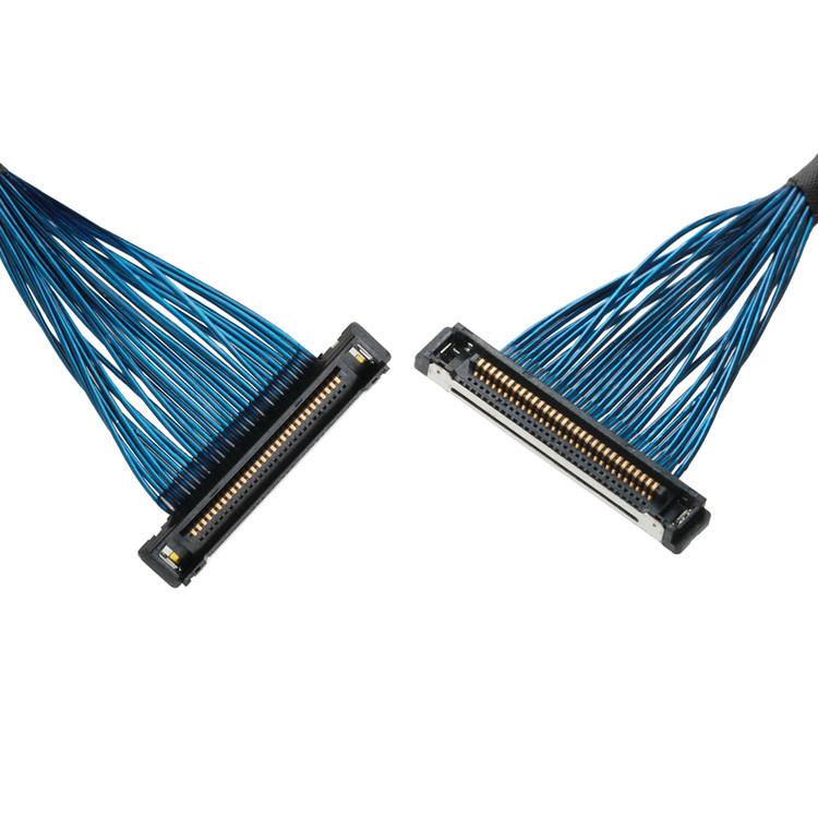 0.4mm Pitch Коаксиальный кабель соединитель ROHS IPEX Micro Коаксиальный кабель 20380-R30T-06 до 20345-30T-32R
