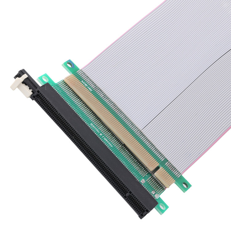 PCIE расширительный кабель графической карты для горных машин ПКБ чрезвычайно тонкий коаксиальный кабель