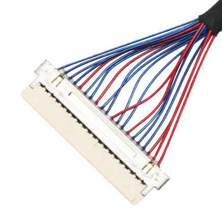 0.5mm Pitch 20453-220t-03 Lvds Кабельная сборка Df19g-20s До I-Pex ISO14001