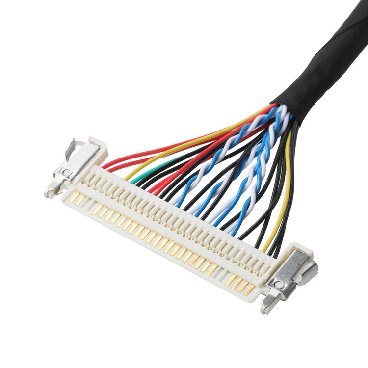 OEM/ODM ЛВДС кабельная сборка от JAE FI-X30HL 30P 1,0mm Pitch до JAE FI-S20S 20P и SHLP-6P