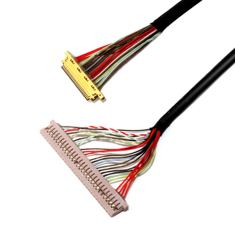 LVDS кабель для ЖК-монитора от 30-конечного до 30-конечного I PEX 20453 20633 с толщиной 0,4 мм / 1,25 мм