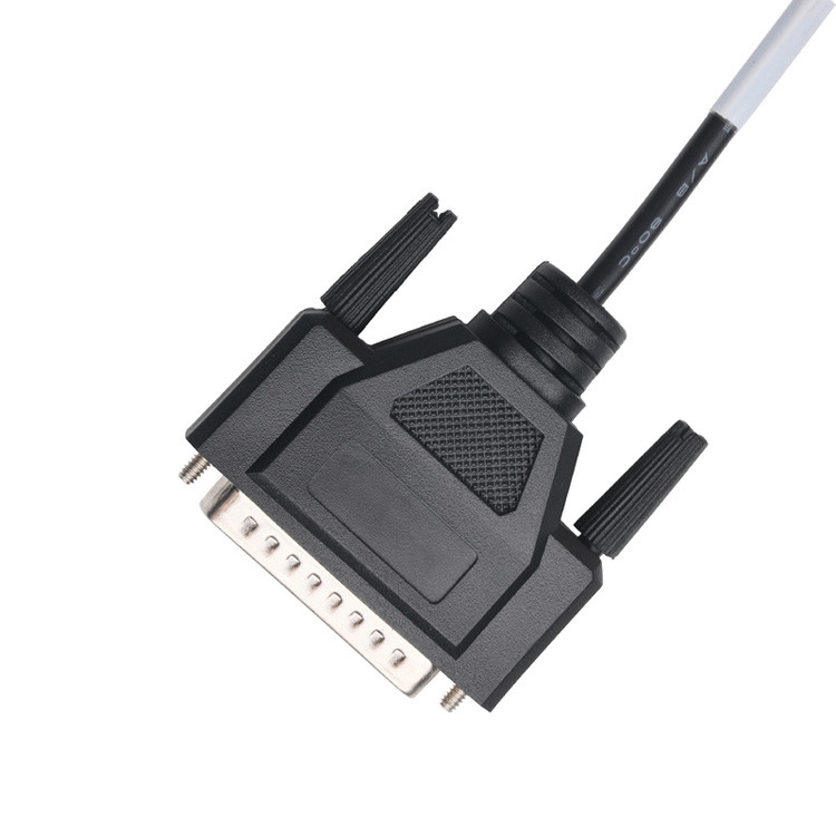 Коннекторы для кабельной сборки OEM/ODM для CLEAR PVC 30P D-SUB FEMALE к GX12 M12-2P Connector