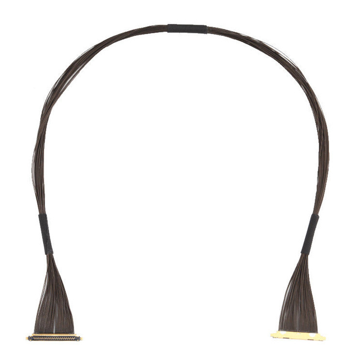 IPEX CABLINE®-UX II 40P UL11130 46AWG Micro Coaxial Cable Assembly I-PEX 20531-040t-02 IDC Формирование OEM/ODM