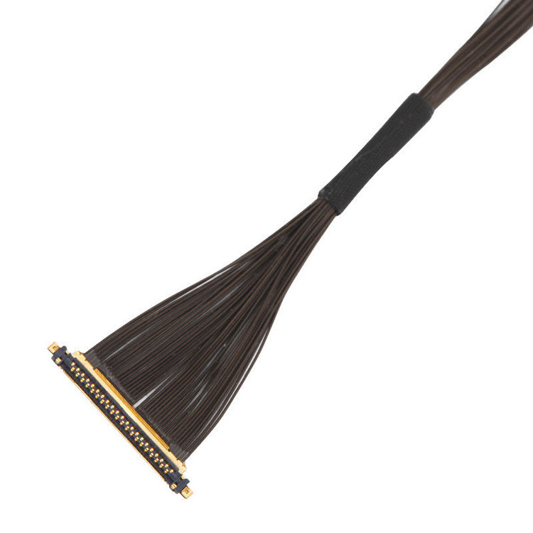 IPEX CABLINE®-UX II 40P UL11130 46AWG Micro Coaxial Cable Assembly I-PEX 20531-040t-02 IDC Формирование OEM/ODM