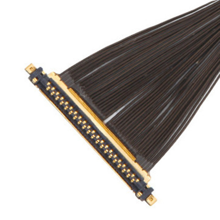 IPEX CABLINE®-UX II 40P UL11130 46AWG Micro Coaxial Cable Assembly I-PEX 20531-040t-02 IDC Формирование OEM/ODM