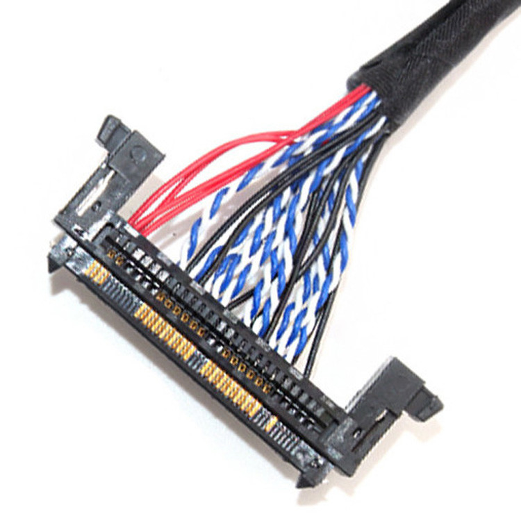 Кабельная сборка LCD LVDS 1.0mm Pitch JAE Fix-30ssl-Hf к  DF13 EDP 26AWG