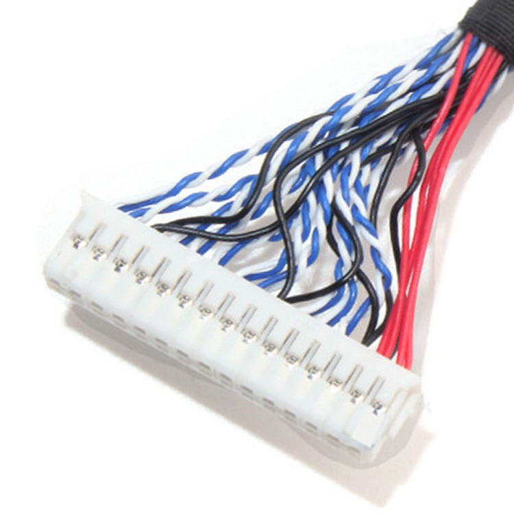 Кабельная сборка LCD LVDS 1.0mm Pitch JAE Fix-30ssl-Hf к  DF13 EDP 26AWG