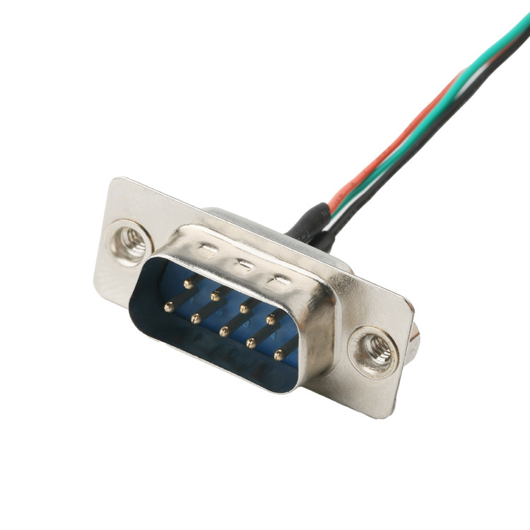 DB 9P LVDS Кабельная сборка D-SUB-9P Мужской сварщик до MX1.25mm 4Pin Wire Connector OEM/ODM