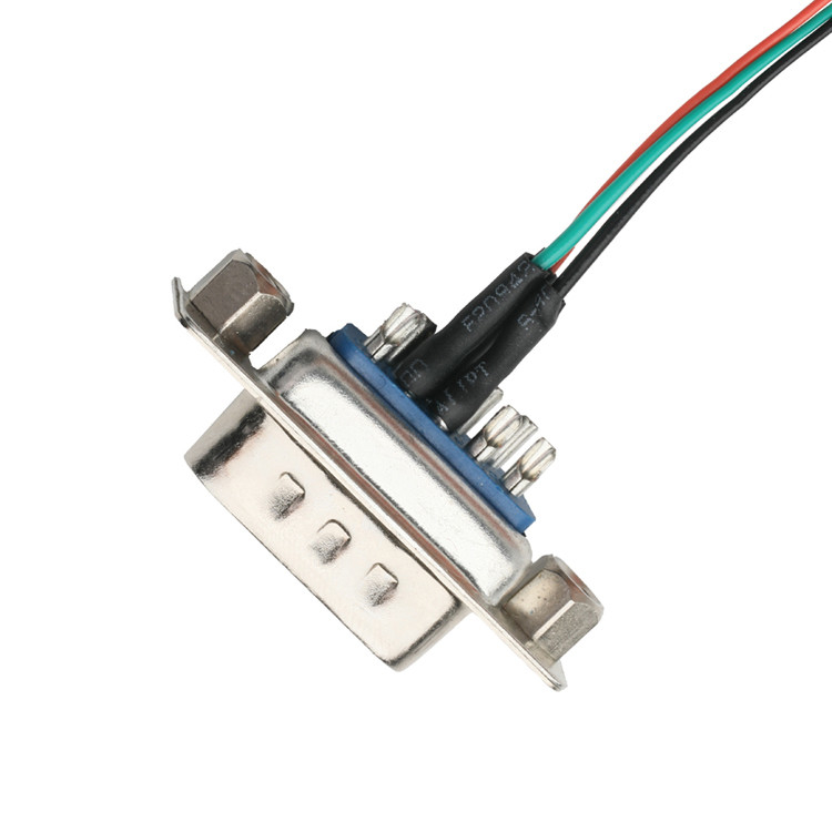 DB 9P LVDS Кабельная сборка D-SUB-9P Мужской сварщик до MX1.25mm 4Pin Wire Connector OEM/ODM
