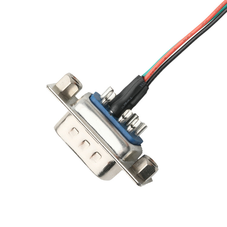 DB 9P LVDS Кабельная сборка D-SUB-9P Мужской сварщик до MX1.25mm 4Pin Wire Connector OEM/ODM