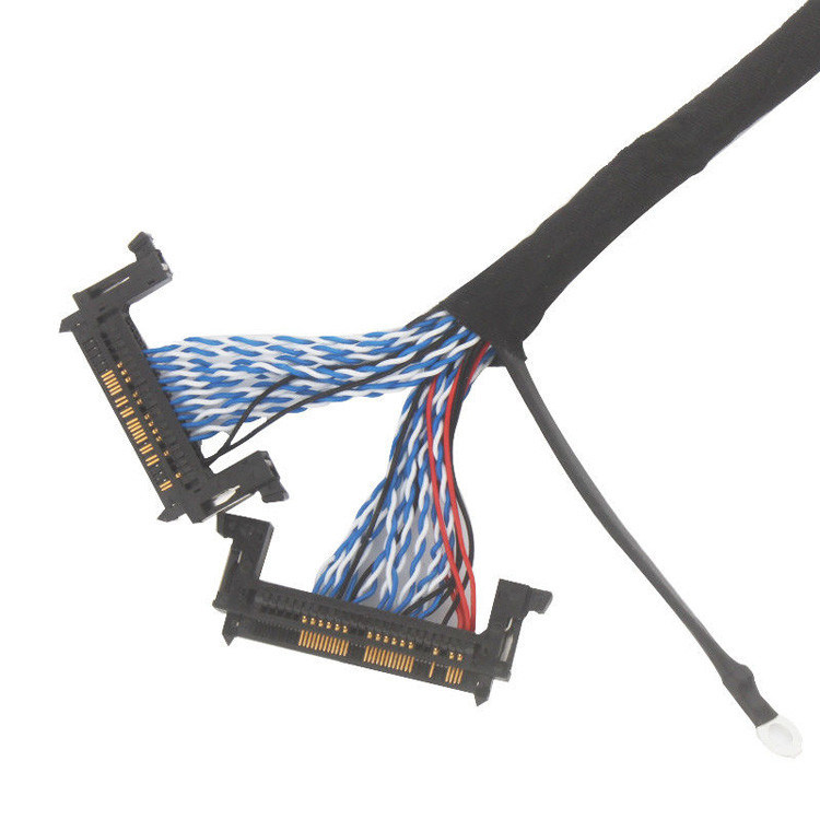 Для медицинского ЖК-монитора, LVDS Wire Assembly ACES 50204-040 MCC соответствует стандарту ISO13485.