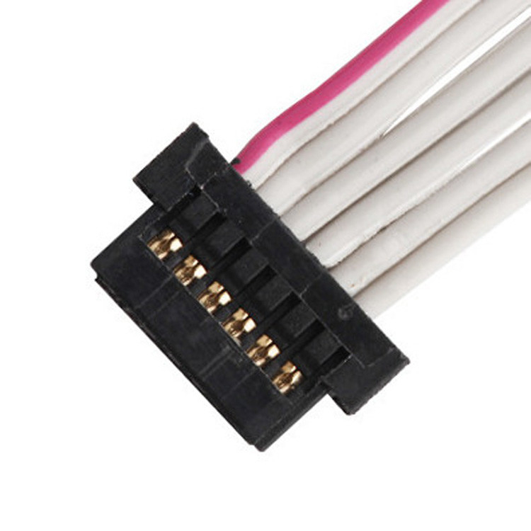 Сборка кабеля LVDS с 1,0 мм продольным углом и 32AWG, используя  DF13-20DS-1.25C LCD-коннектор