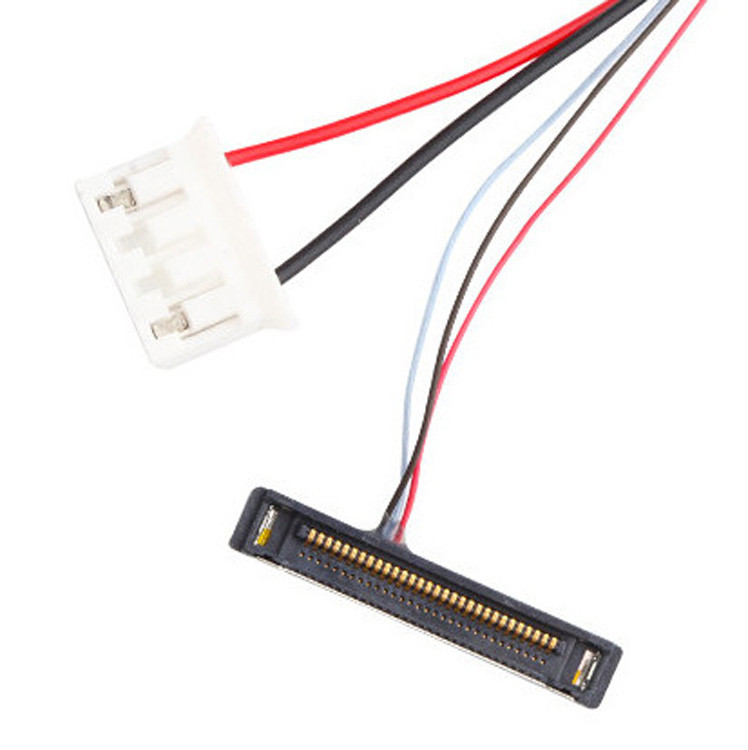 Сборка кабеля LVDS с 1,0 мм продольным углом и 32AWG, используя  DF13-20DS-1.25C LCD-коннектор