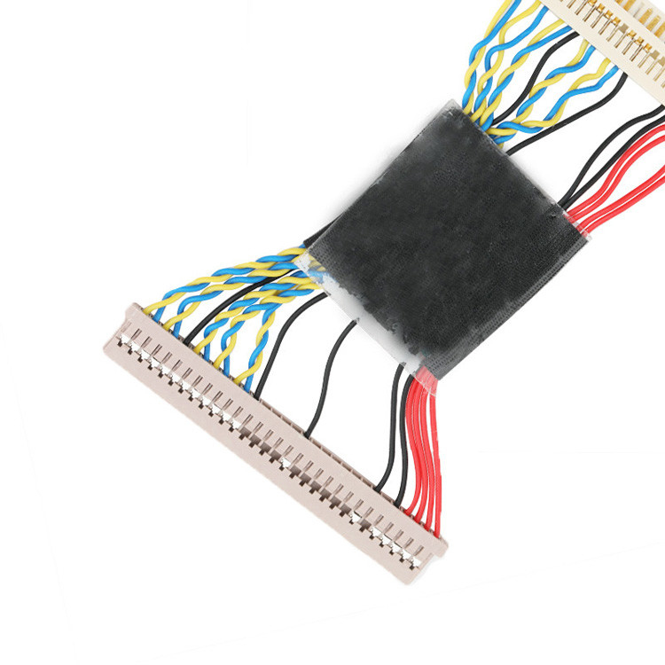 Конфигурация 30-контактного LVDS EDP кабеля от  DF14-30S-1.25C до JAE FI-X30