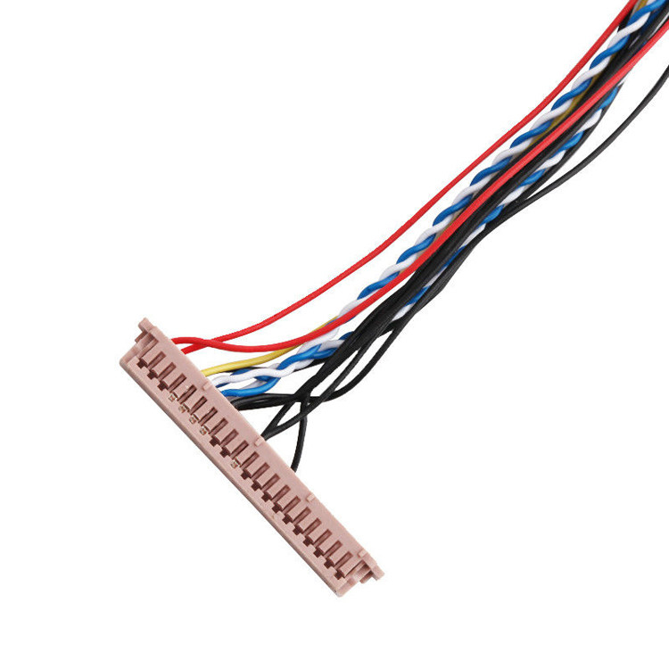 ISO14001 Lvds Lcd кабельная сборка 20453-230T до PH2.0 PHR-6P 1255H-2