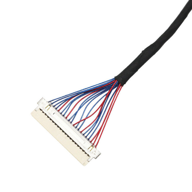 0.5mm Pitch 20453-220t-03 Lvds Кабельная сборка Df19g-20s До I-Pex ISO14001