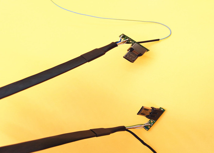 Прямой тип сборки кабеля камеры плоские, кабели УСБ соединителя Хиросе изготовленные на заказ