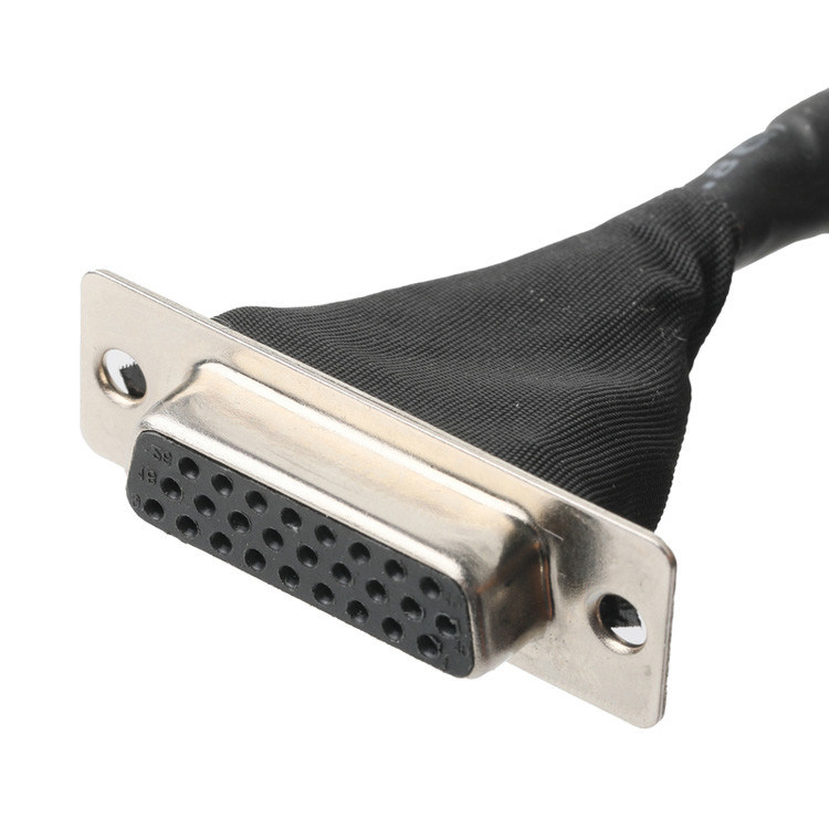 OEM/ODM LVDS кабельная сборка от  DF13-40Pin с 1,25 мм наклоном до HD-SUB 26P Женская сварка UL 1007 20AWG кабель