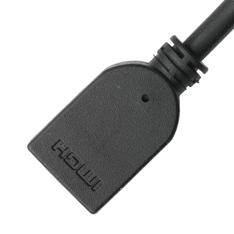 Мужской вертикальный 19pin HDMI-A соединитель сборки к женскому 19pin HDMI LCD кабеля