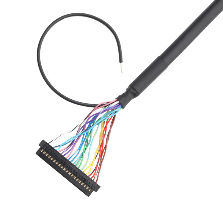 OEM/ODM Micro Coaxial LVDS Cable Assembly JST PHDR-24VS к JAE FI-S20S