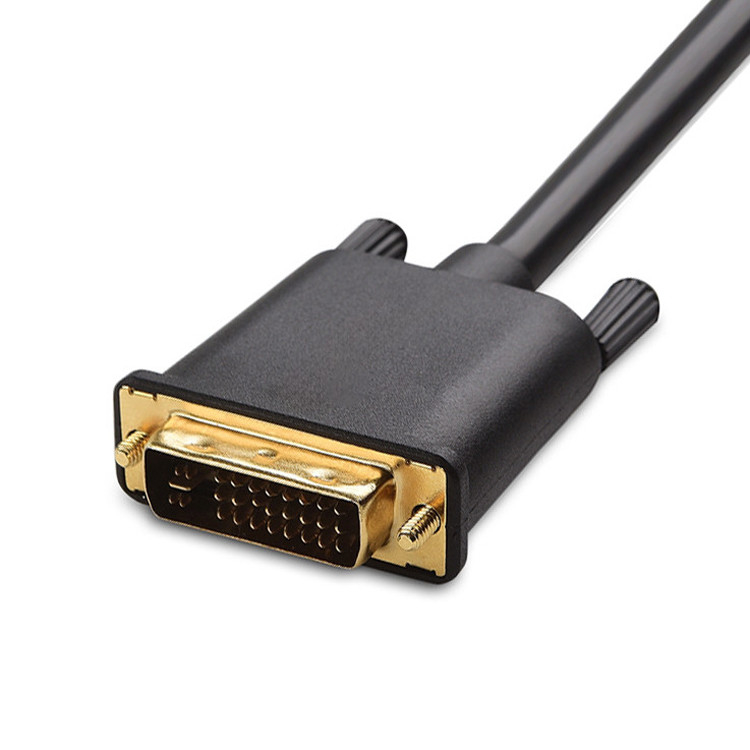 ROHS DVI-I 24+5 Pin To VGA Cable LVDS LCD Assembly Connector OEM/ODM