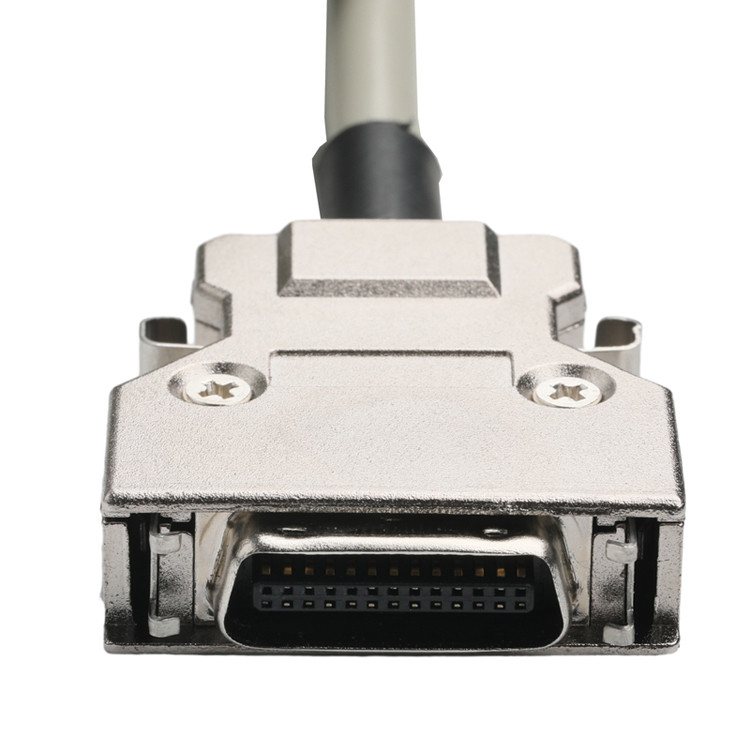 Hd D-Sub к Mdr Сцепление соединителя кабеля 14p*28 Awg Od 7.0mm Beige Pvc Jack