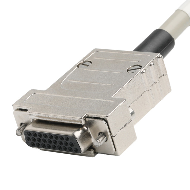 Hd D-Sub к Mdr Сцепление соединителя кабеля 14p*28 Awg Od 7.0mm Beige Pvc Jack