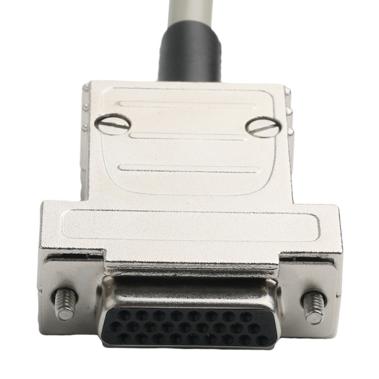 Hd D-Sub к Mdr Сцепление соединителя кабеля 14p*28 Awg Od 7.0mm Beige Pvc Jack