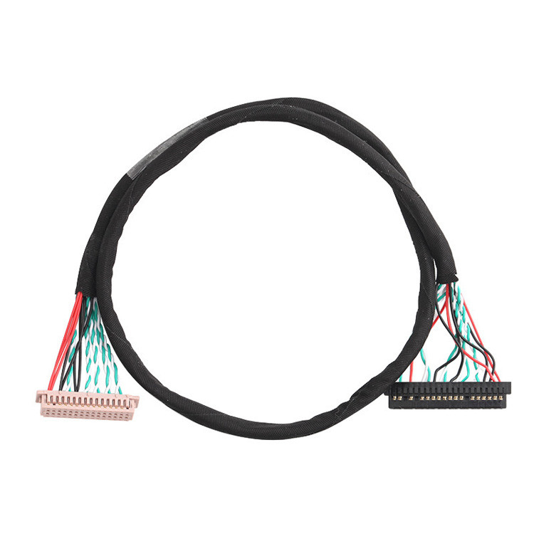 OEM/ODM 30 Pin LVDS кабельная сборка WL1258h-20P TO  DF13-2 Lvds дисплейный разъем