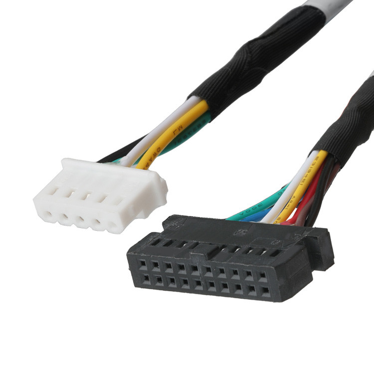 OEM/ODM LVDS кабель от LHE PHSD 30P Pitch 2,0 мм до A2545 20P Pitch 2,54 мм, проволока UL1007 24AWG, цвет по пин-аут