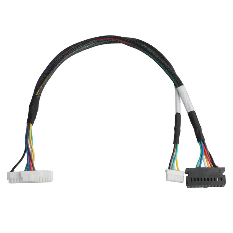 OEM/ODM LVDS кабель от LHE PHSD 30P Pitch 2,0 мм до A2545 20P Pitch 2,54 мм, проволока UL1007 24AWG, цвет по пин-аут