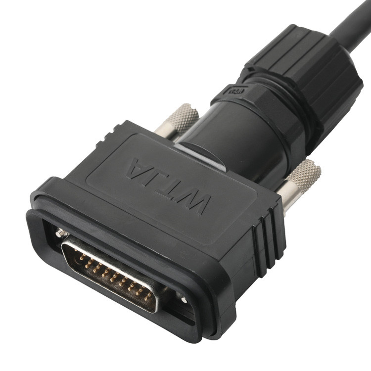 OEM/ODM настраиваемая длина сборка кабеля LVDS ROHS от HDB-26BMMA-SL7001 мужчина к HDB-26BFFA-SL7001 женщина
