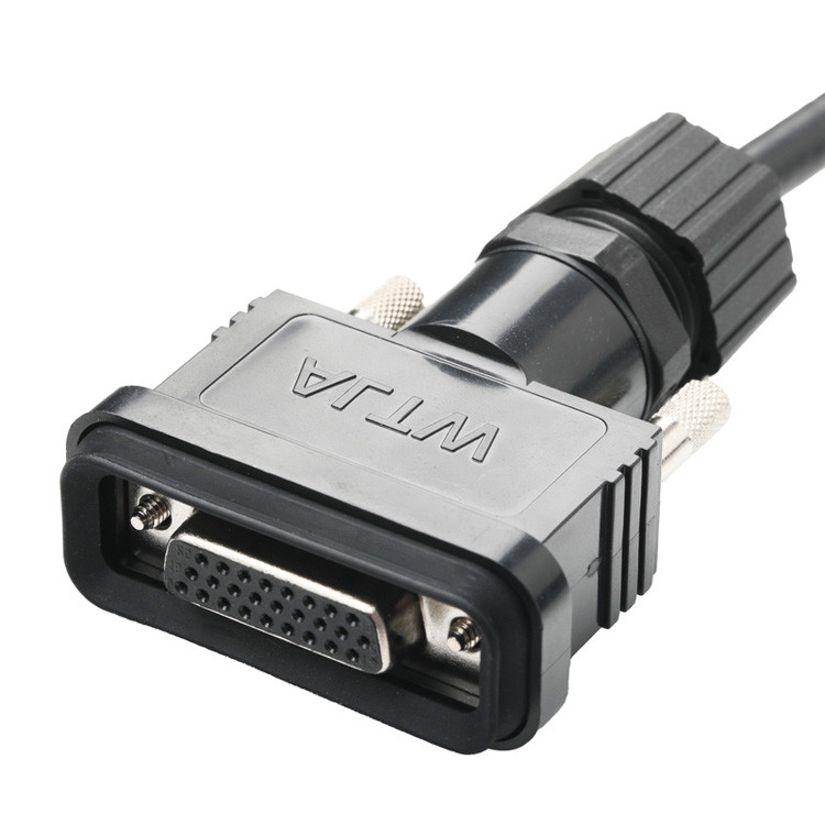 OEM/ODM настраиваемая длина сборка кабеля LVDS ROHS от HDB-26BMMA-SL7001 мужчина к HDB-26BFFA-SL7001 женщина