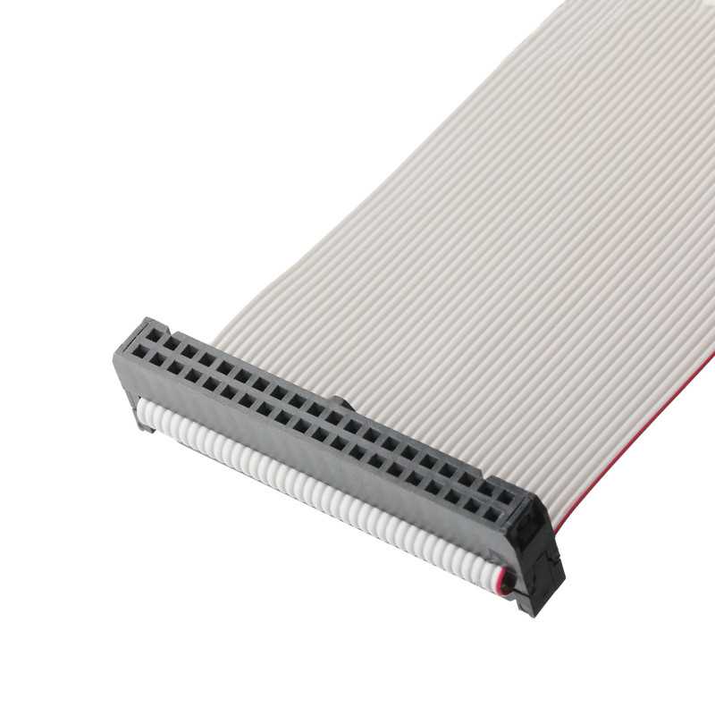 IDC FC-2*20P 40Pin 2,54 мм ширина Черный PBT+G/F UL2651 28AWG Idc Flat Ribbon Cable 1,27 мм ширина OEM/ODM