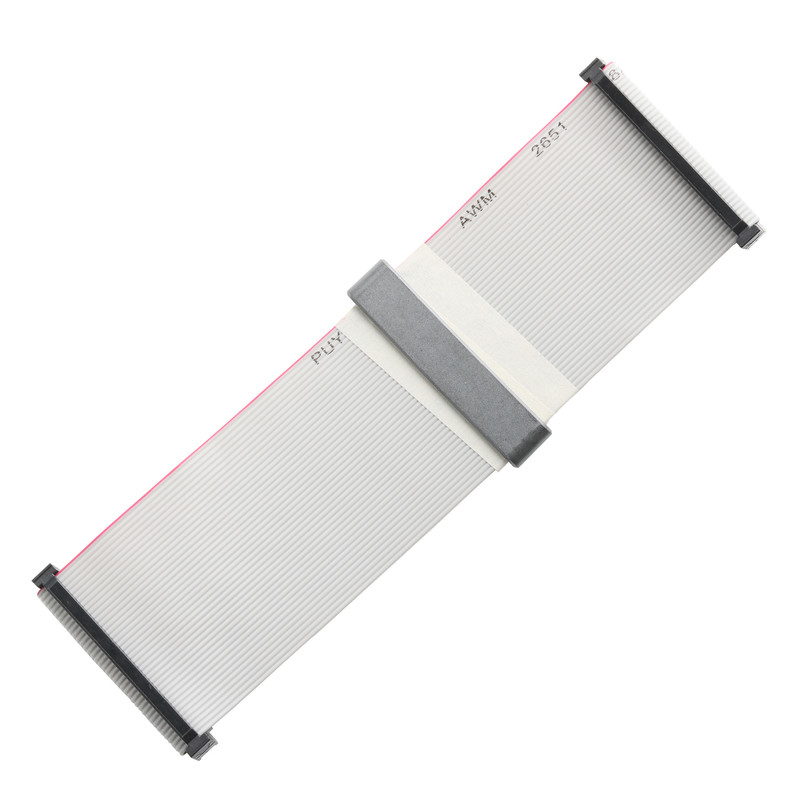 IDC FC-2*20P 40Pin 2,54 мм ширина Черный PBT+G/F UL2651 28AWG Idc Flat Ribbon Cable 1,27 мм ширина OEM/ODM