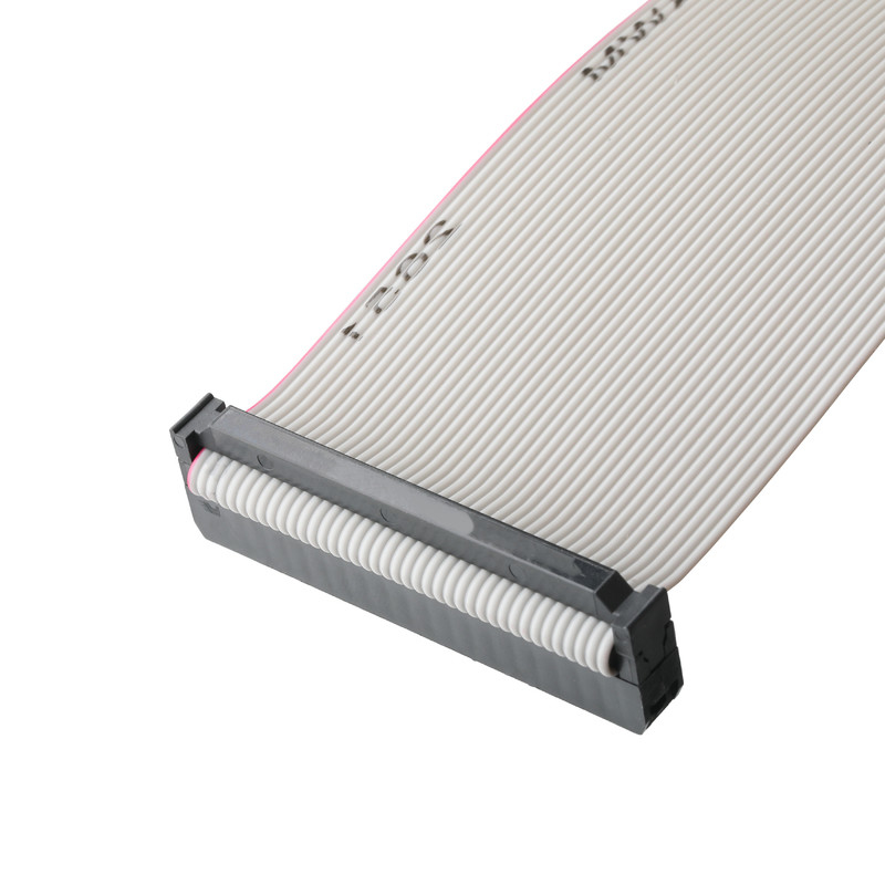 IDC FC-2*20P 40Pin 2,54 мм ширина Черный PBT+G/F UL2651 28AWG Idc Flat Ribbon Cable 1,27 мм ширина OEM/ODM