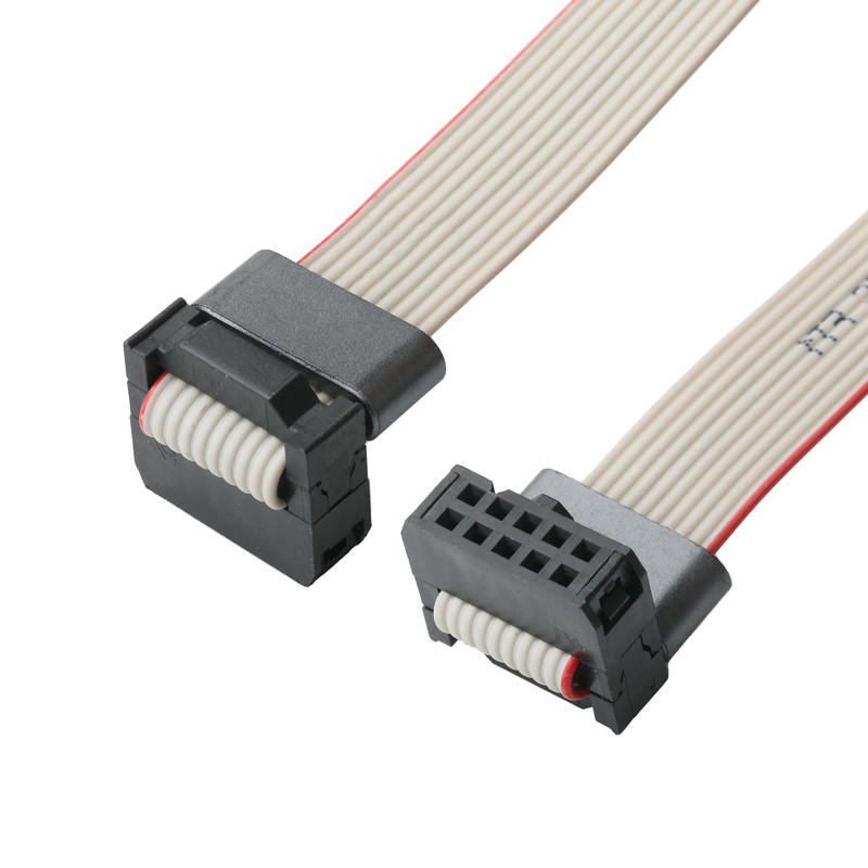 IDC FC-10Pin 2,54 мм проход UL2651 28AWG*10P Idc Flat Ribbon Cable 1,27 мм проход 10 пин для электронных OEM / ODM