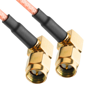 ROHS RF Коаксиальные соединители RG316 Кабель RA SMA Включатель прямого угла Включатель кабеля