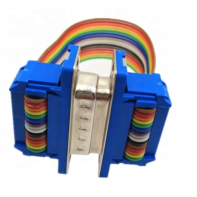 OEM ODM RS232 15Pin D-Sub позолоченный соединитель плоская ленточная кабельная сборка с настраиваемой длиной