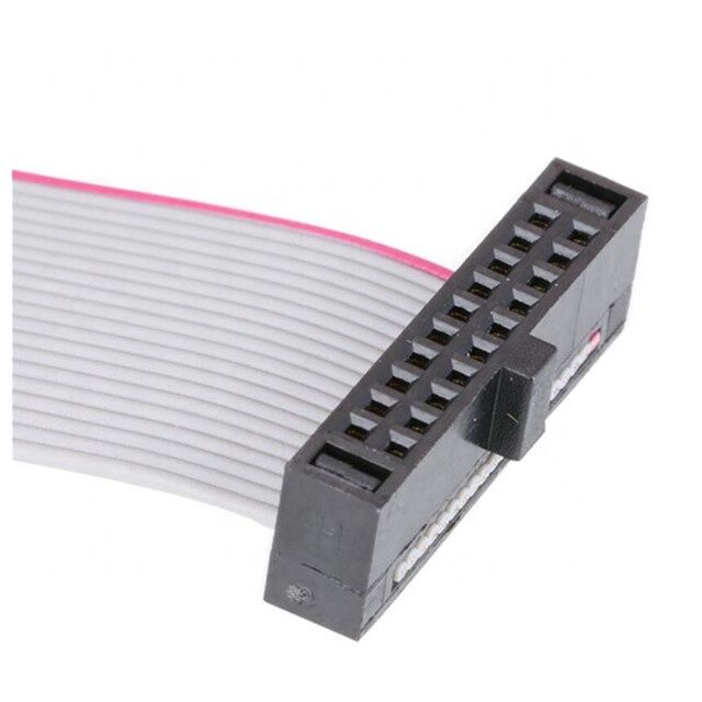 Гибкий шлейфовый кабель с плоским сечением 1,27 мм, 30 AWG, с позолоченным разъемом IDC для электроники