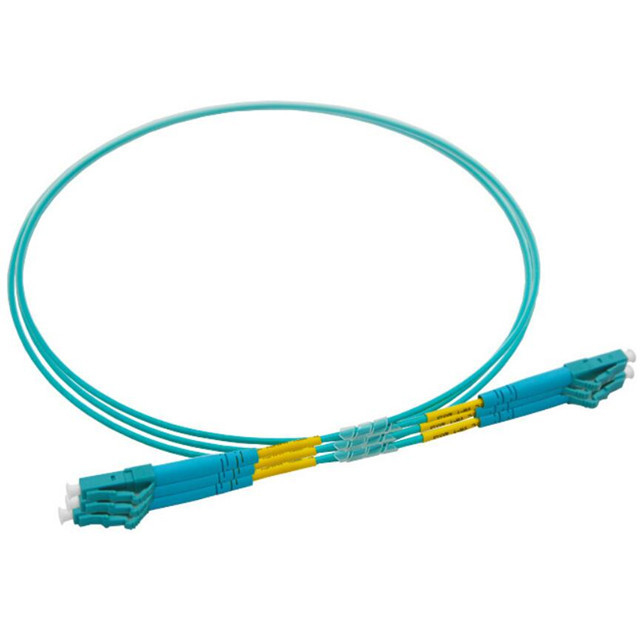 кабель PVC прыгуна гибкого провода оптического волокна 10M мультимодный OM3 LC LC