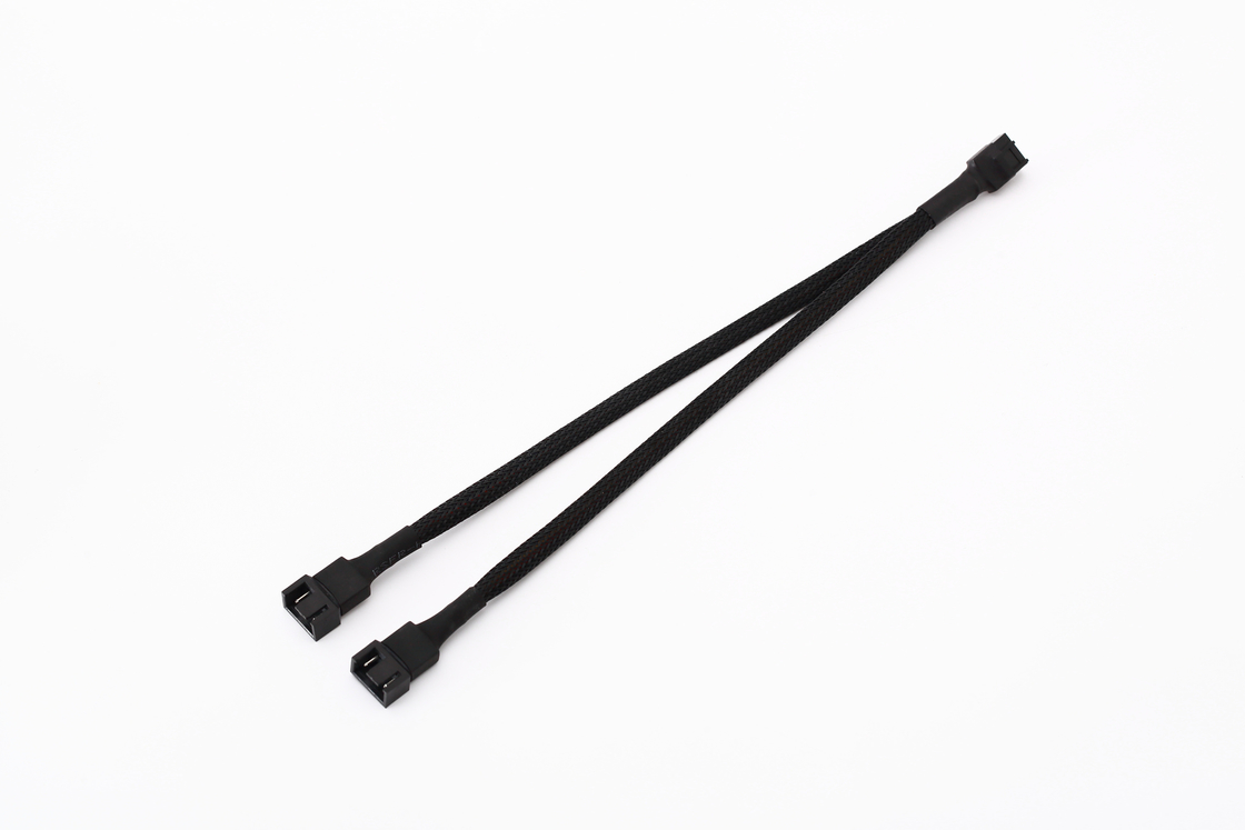 Splitter вентилятора ПК Ul1007 22awg привязывает Pin Splitter 4 вентилятора Pwm к Pin 3